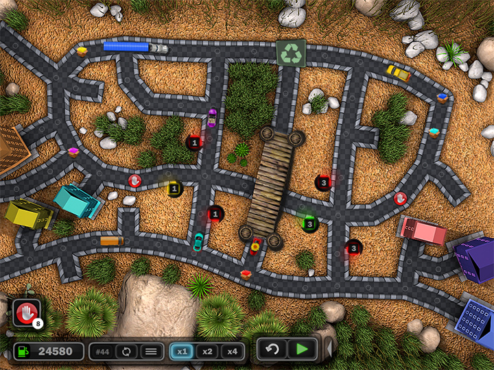 traffic wonder game play screenshot on allcars