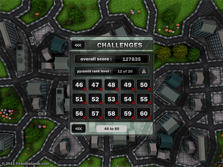 traffic wonder game play screenshot on challenges