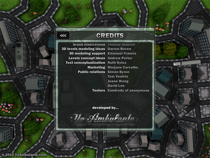 traffic wonder game play screenshot on credits