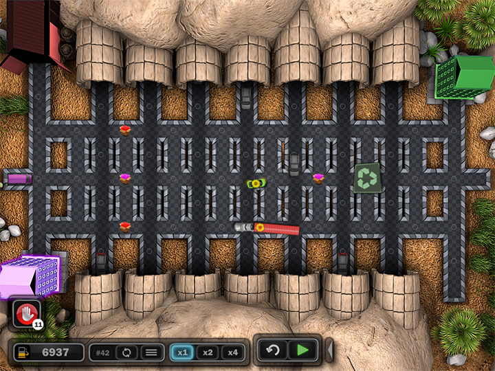 traffic wonder game play screenshot on lorry