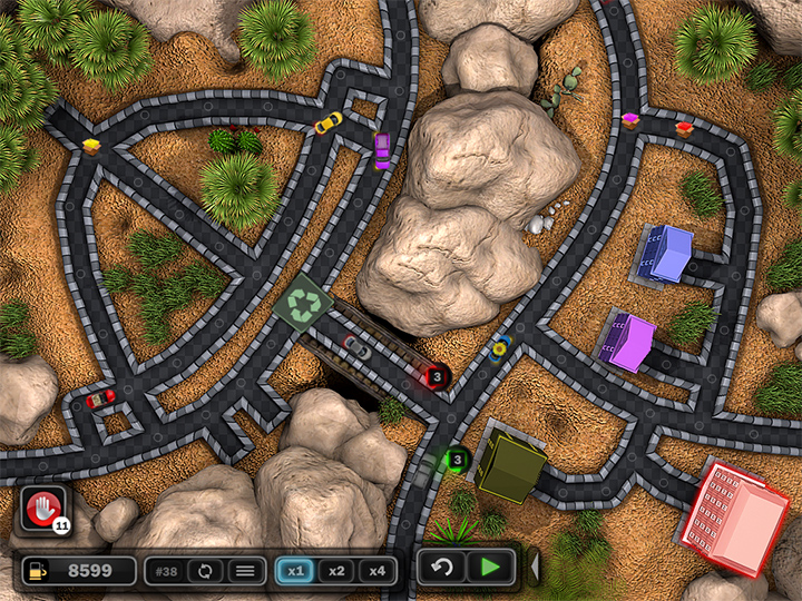 traffic wonder game play screenshot on traffic_lights2
